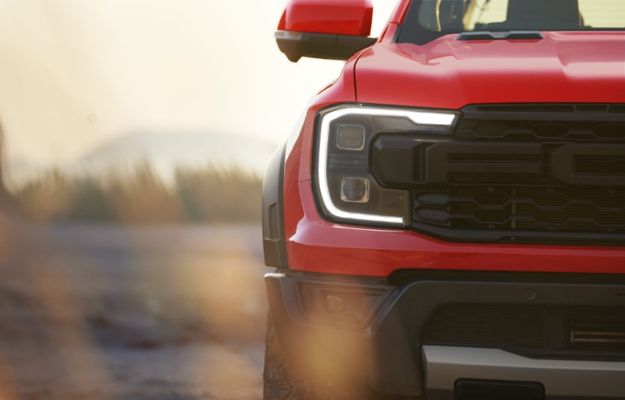 Nieuwe Ford Ranger Raptor strakke lijnen
